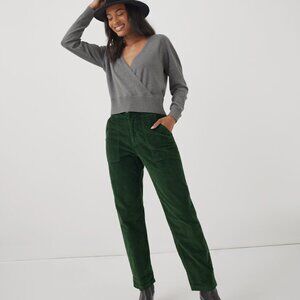 PACT Women's Mountain View Classic Corduroy Peg Pant NWT
